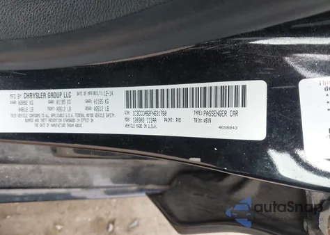 2015 Chrysler 200 Limited from USA, damaged, VIN 1C3CCCAB2FN631760